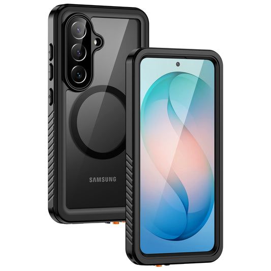 Lanhiem for Samsung Galaxy S26 Plus Phone Case, Magnetic, IP68 Waterproof Dustproof, Built-in Screen Protector, Rugged Full Body Shockproof Protective Cover for Galaxy S26 Plus 5G, Black