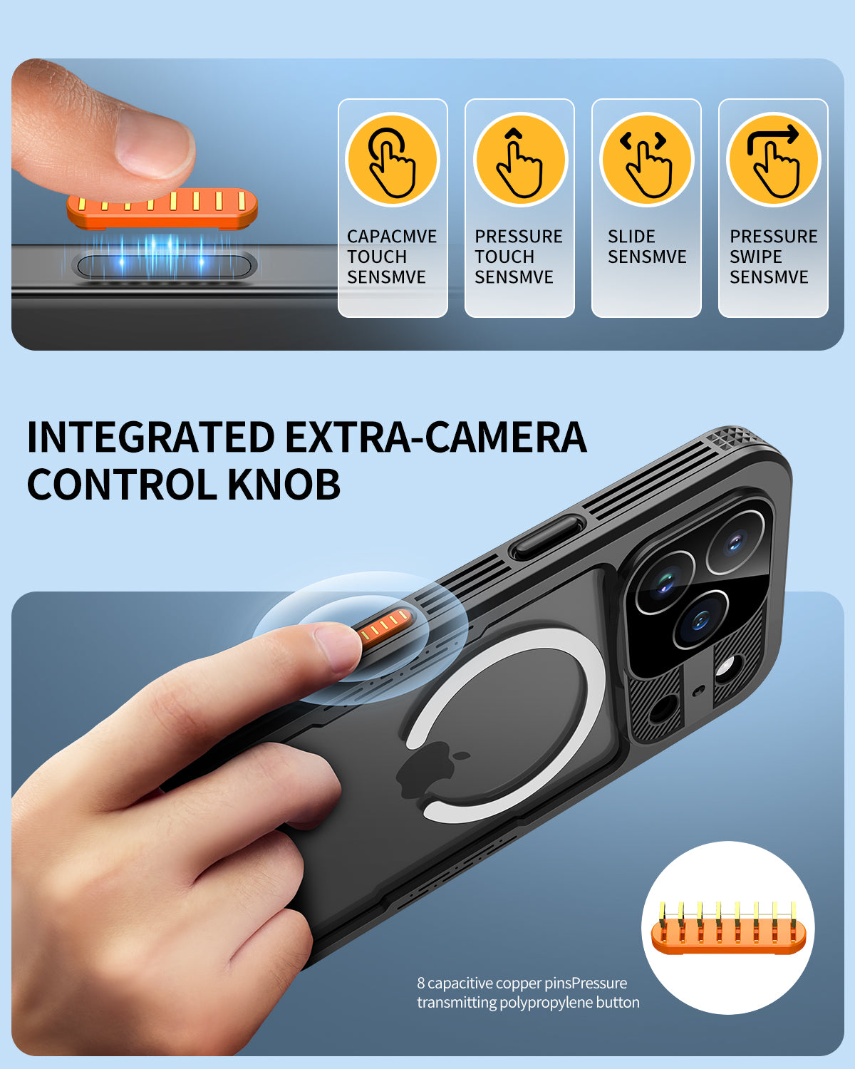 Lanhiem Magnetic for iPhone 17 Pro Max Case Waterproof, Built in Screen Protector & Camera Protection, [Compatible with MagSafe] Full Body Dustproof Heavy Duty Rugged Phone Case 6.9'' (Black)